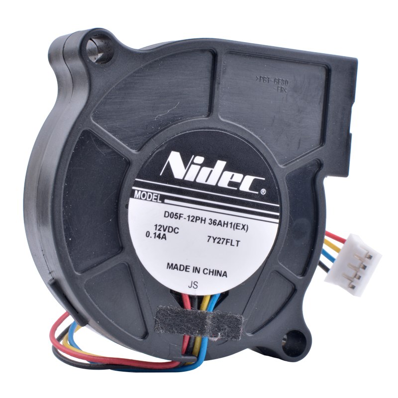 Nidec D05F-12PH 36AH1(EX) 12V 0.14A 4pin Turbo Blower Cooling Fan