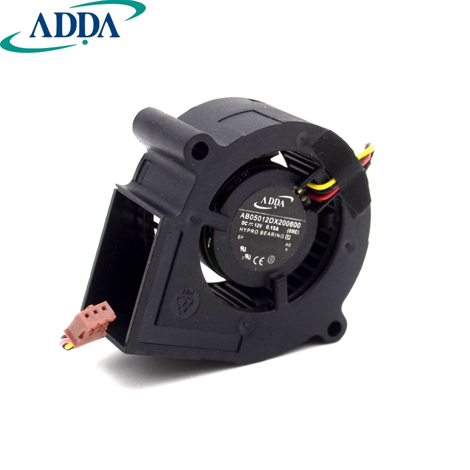 ADDA AB05012dx0600 DC12V 0.15A hypro bearing cooling fan