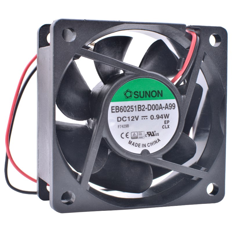 SUNON EB60251B2-D00A-A99 DC12V 0.94W 2pin cooling fan
