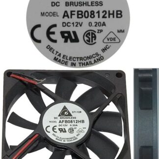 Delta AFB0812HB DC12V 2wire 0.20A  Ball Bearing Fan