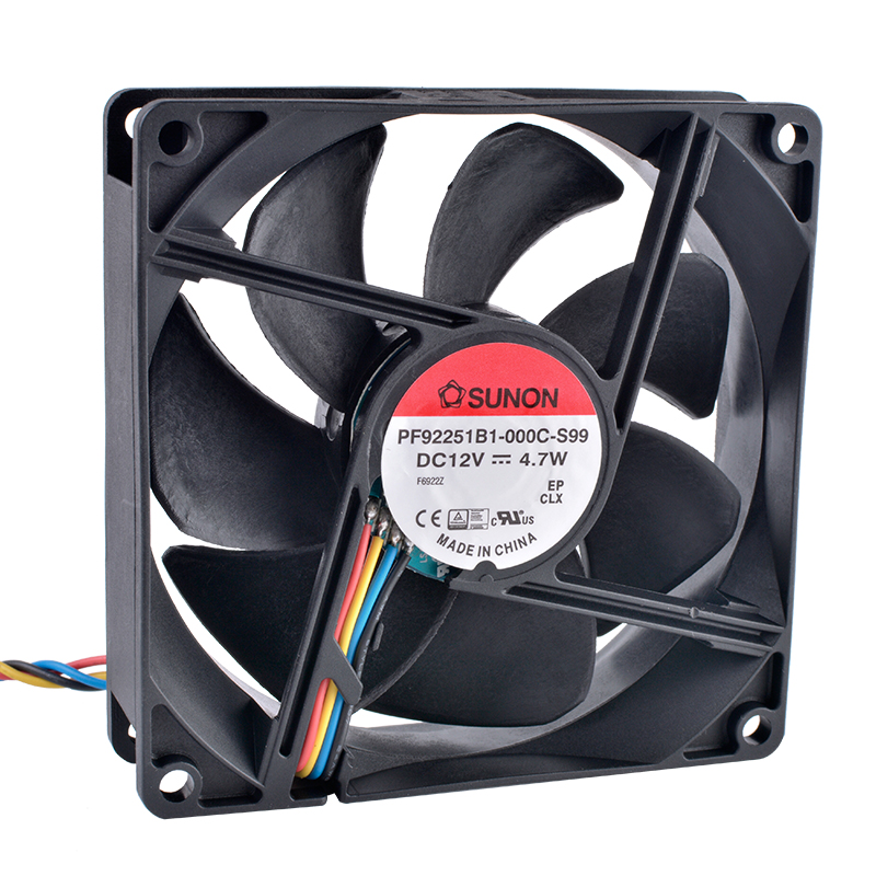 Y.C.TECH FD122510ML-N DC12V 0.09A Double ball miniature cooling fan