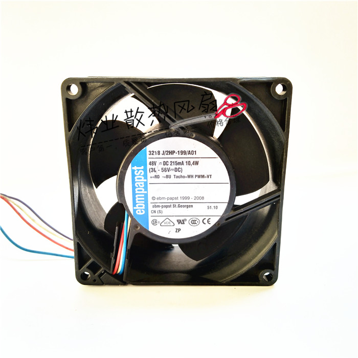 ebmpapst 3218J/2HP-199/A01  48V 10.4W 4wire cooling fan