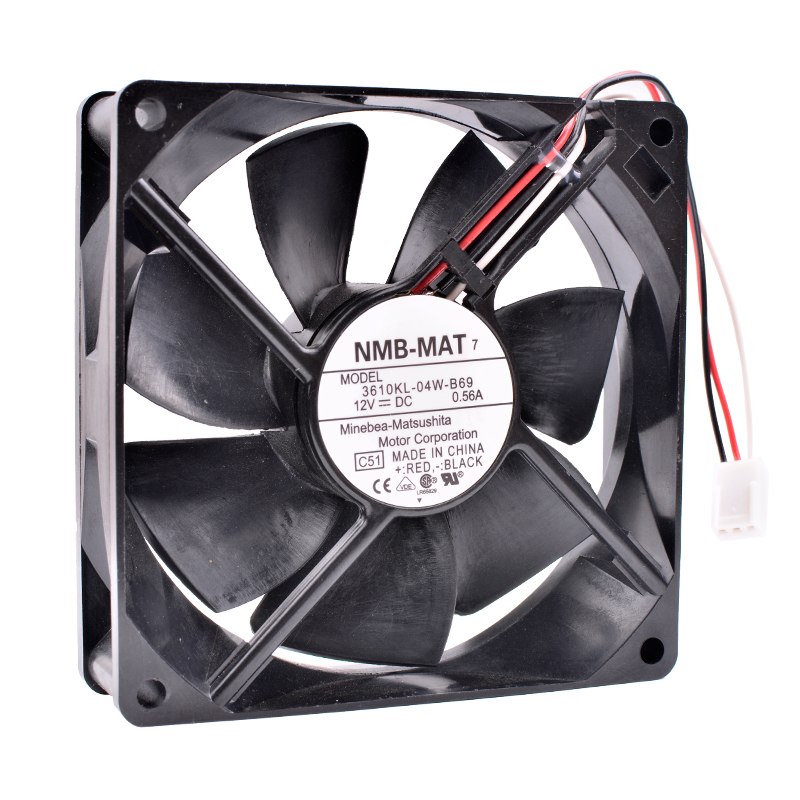 Nidec V80E12BHA7-57 12V 0.80A Double ball bearing cooling fan