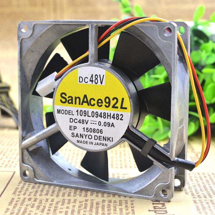 Sanyo 109L0948H482 9CM DC48V IPC Inverter Aluminum Frame Fan