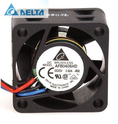 Delta AFB0405HD 0.4A 2W 7600RPM 8.48CFM 33dB cooling fan