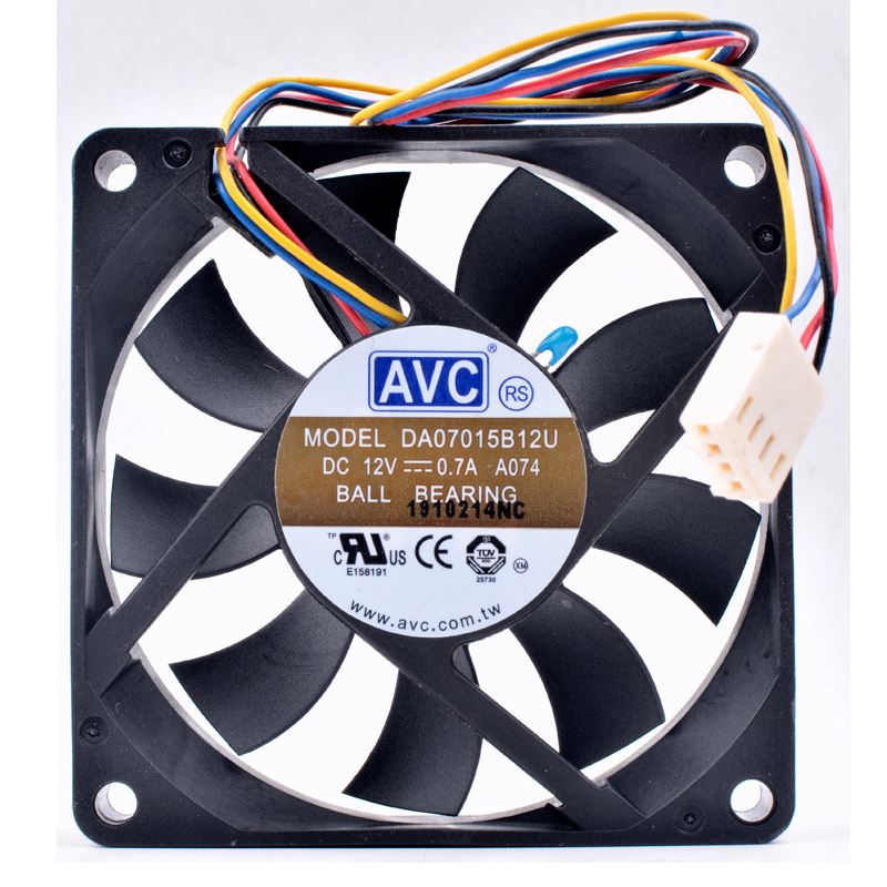 AVC DA07015B12U DC12V 0.7A BALL BEARING cooling fan