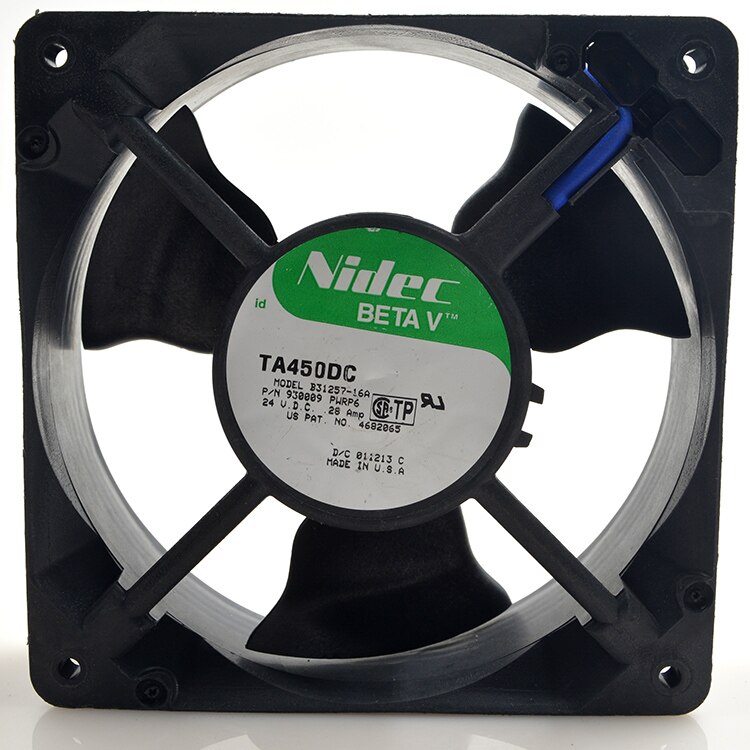 Nidec B31257-16A DC24V 120x120x38mm 0.28A server inverter axial cooling fan
