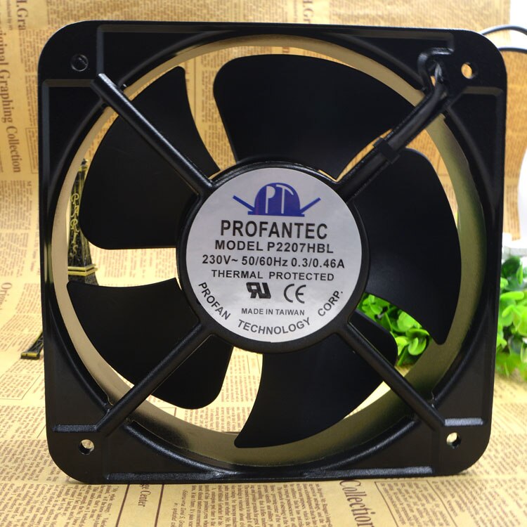 PROFANTEC P2207HBL AC220V  20CM 0.3A cooling fan